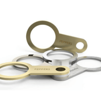 EARTH TAG, BRASS, 25MM