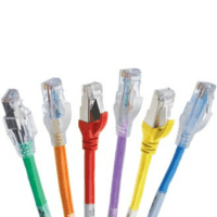 PATCH LEAD CAT6, ORANGE 3M 24AWG STRANDED LSZH