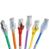 PATCH LEAD CAT6, PURPLE 10M 24AWG STRANDED LSZH
