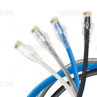 PATCH LEAD CAT6, GREY 2M 24AWG STRANDED LSZH