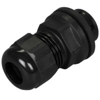 CABLE GLAND, SMARTFIT 25MM BLACK