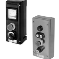 EXDE CONTROL STATION C/W MRH STOP PUSH BUTTON, 2NC CONTACTS