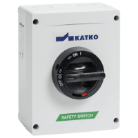 ISOLATOR SW, EMC, PC, 3P BLACK HANDLE, 80A