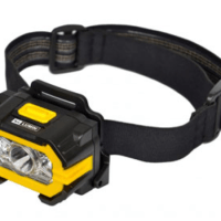 SA LUMIN EX LED HEADTORCH C/W BATTERIES & HELMET CLIPS
