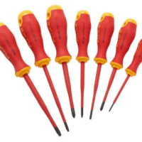 SCREW DRIVER SET, 7PC, INSULATED, 1000V,