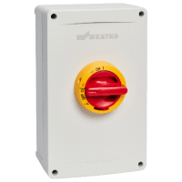 ISOLATOR SW, ALU, 3P YELLOW/RED HANDLE, 160A