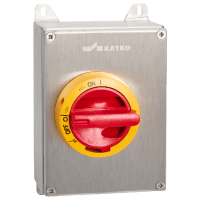 ISOLATOR SW, S/S 316, 3P YELLOW/RED HANDLE, 16A,