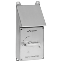 ISOLATOR SW, S/S 316, 4P S/S HANDLE, 16A, ANGLED TOP