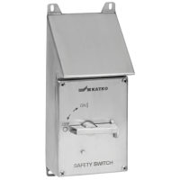 ISOLATOR SW, S/S 316, 4P S/S HANDLE, 25A, ANGLED TOP