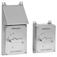 ISOLATOR SW, S/S 316, 4P S/S HANDLE, 63A, ANGLED TOP