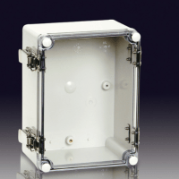 ENCLOSURE LID, CLEAR PC, 140X170