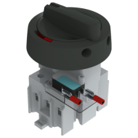 DOOR MOUTNING KIT, 3P INCL. BLACK HANDLE