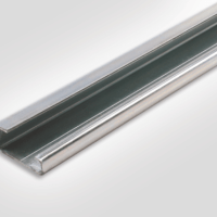 DIN RAIL, TS32, ALU, PLAIN, 2MTR