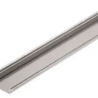 DIN RAIL, TS35, ALU, PLAIN, NUT RAIL CHANNEL, 2MTR