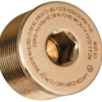 STOPPING PLUG, M25 TYPE A NICKLE PLATED BRASS EXD & EXTB