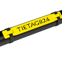 MARKER TAG, CABLE TIE MOUNT, WHITE, 80 X 9.5 MM, CRT/25