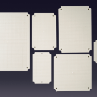 ENCLOSURE MOUNTING PANEL, QUICK LATCH, 400X600X4MM