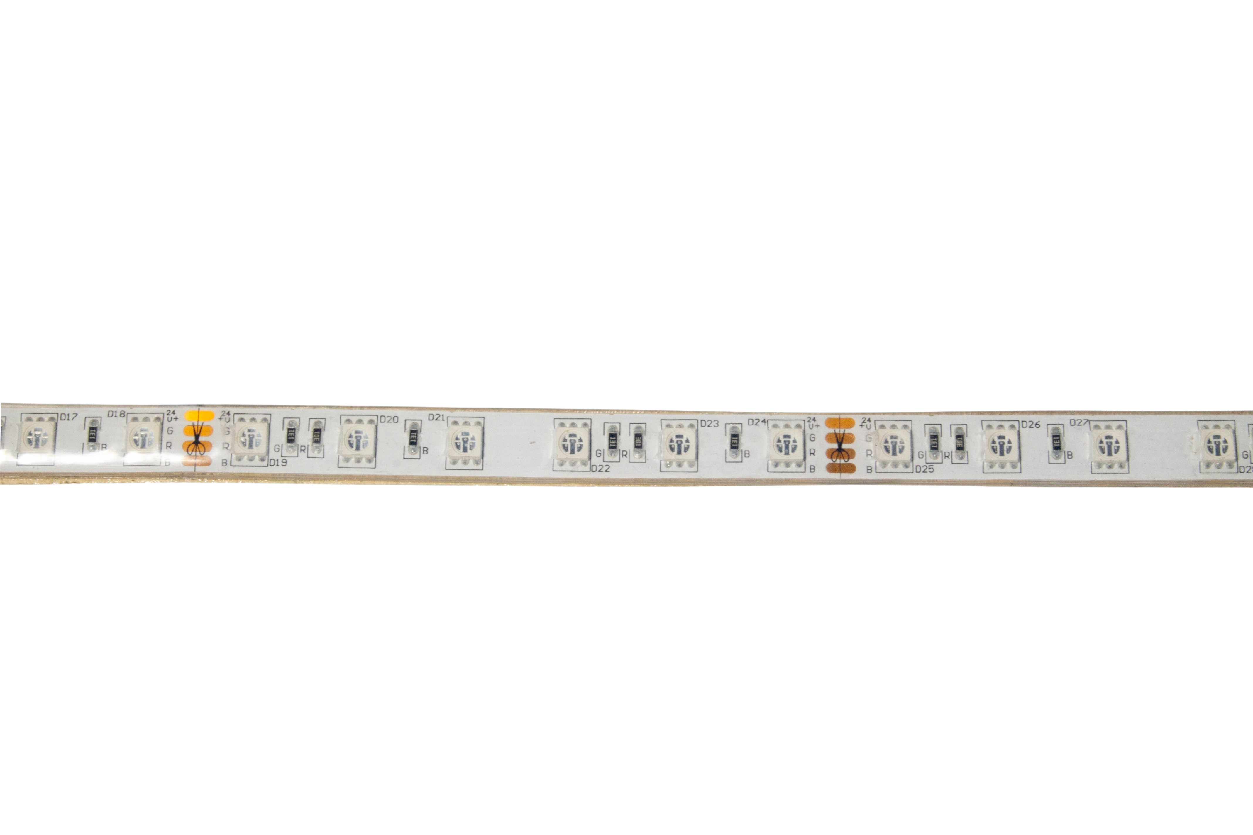 VEGAS 14.4W/M, 24V, 60LED/M, LED STRIP LIGHT, RGB, IP67
