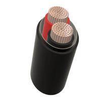 SPEAKER CABLE, 1 PAIR 4MMÂ², STRANDED BARE COPPER, BLACK