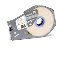 PROMARK PL SELF ADHESIVE LABEL CASSETTE, 6MM X 30M, WHITE